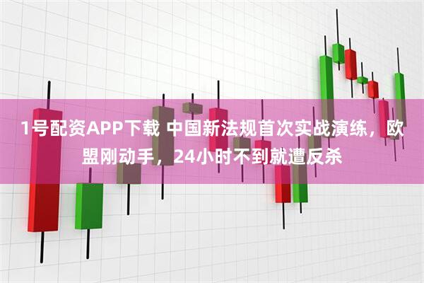 1号配资APP下载 中国新法规首次实战演练，欧盟刚动手，24小时不到就遭反杀