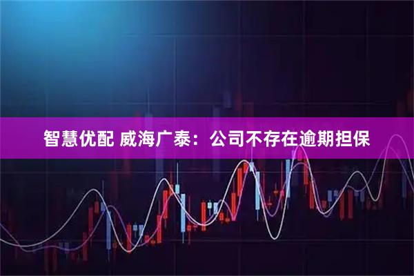 智慧优配 威海广泰：公司不存在逾期担保